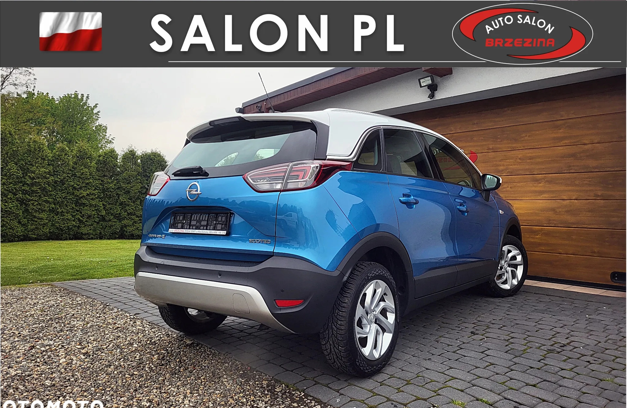 Opel Crossland X cena 59900 przebieg: 72000, rok produkcji 2018 z Rydułtowy małe 301